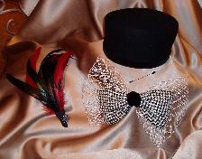 millinery ornaments feathers bows